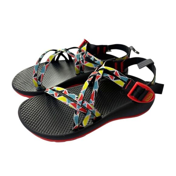 Chaco ZX1 Ecotread Colorful Camper Multicolor Strappy Water Friendly Sandals NWT - Picture 1 of 10